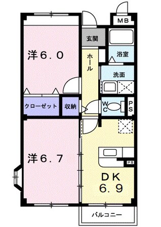 プラティーノミヤシロの物件間取画像